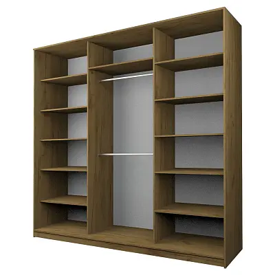 картинка Шкаф-купе 3-х дверный МАКС с зеркалом по центру от магазина КУПИ КУПЕ